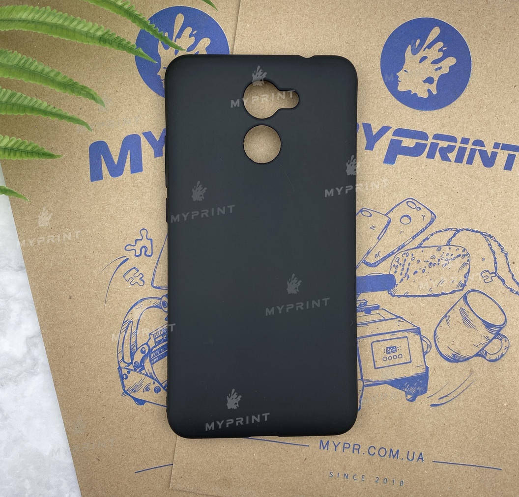 Чехол силиконовый для Huawei Y7 Prime черный (5732) - фото 1 Чехол силиконовый для Huawei Y7 Prime черный (5732) - фото 1 - Чехлы для УФ печати