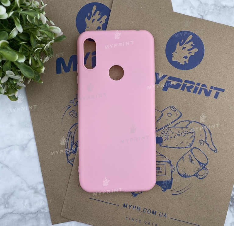 Чохол силіконовий для Huawei Y6 Pro (2019) / Y6s (2019) рожевий (4658)  Чохол силіконовий для Huawei Y6 Pro (2019) / Y6s (2019) рожевий (4658)