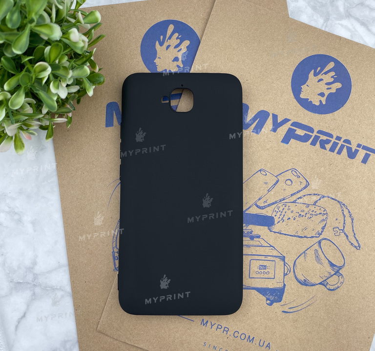 Чохол силіконовий для Huawei Y6 Pro чорний (4674) 