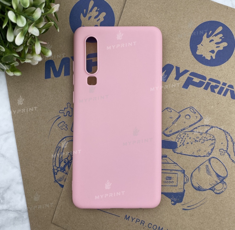 Чохол силіконовий для Huawei P30 рожевий (5461)  Чохол силіконовий для Huawei P30 рожевий (5461)