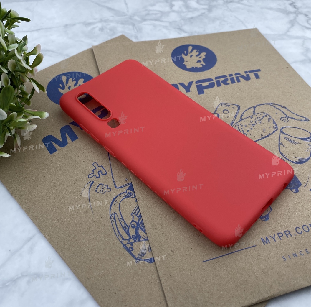 Чохол силіконовий для Huawei P30 червоний (5523) - фото 2 - Чохли для УФ друку