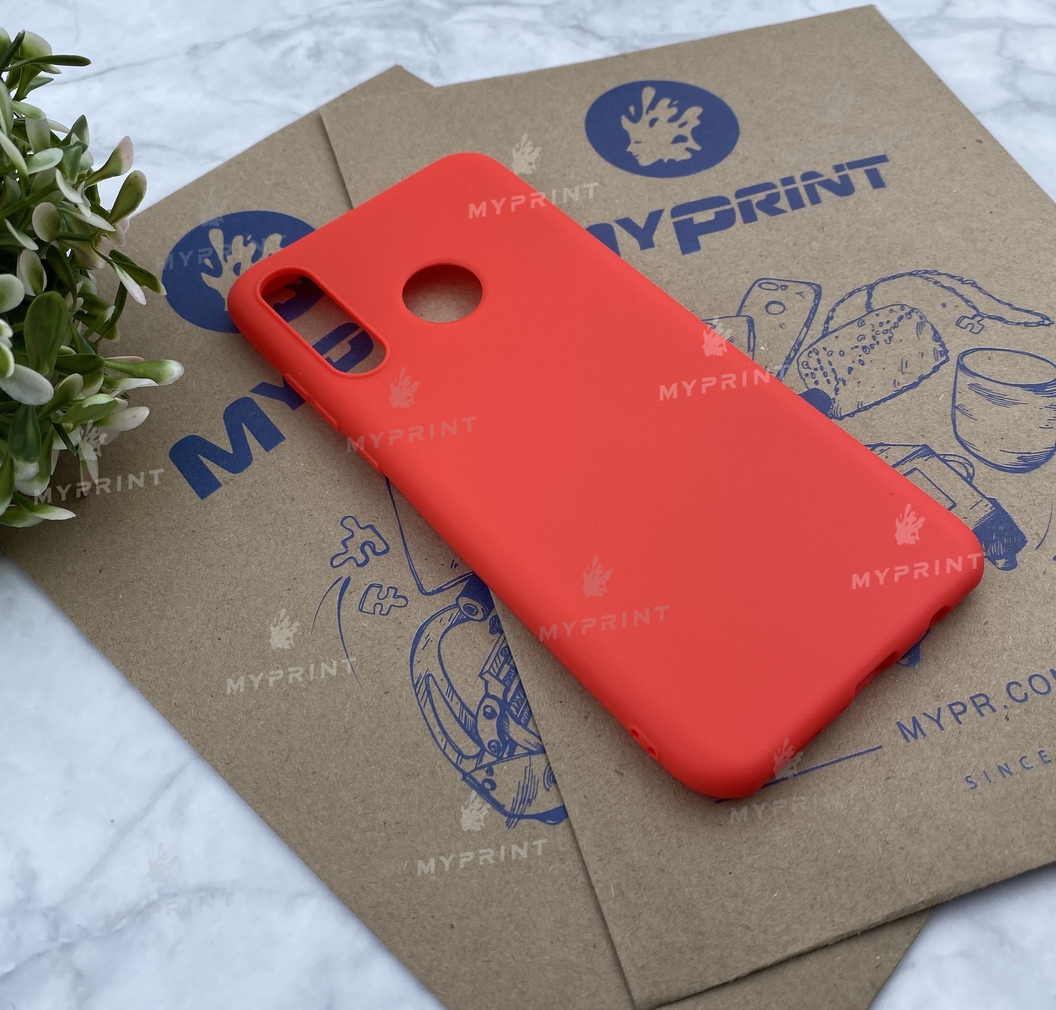 Чохол силіконовий для Huawei P30 Lite червоний (5465) - фото 2 - Чохли для УФ друку