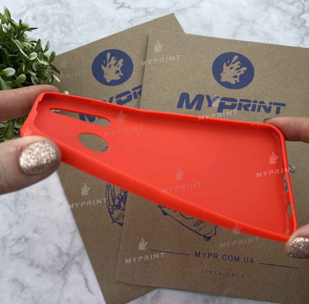 Чохол силіконовий для Huawei P30 Lite червоний (5465) - фото 3 - Чохли для УФ друку