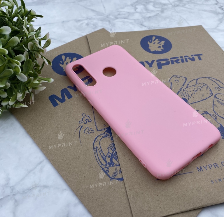 Чохол силіконовий для Huawei P30 Lite рожевий (5466)  Чохол силіконовий для Huawei P30 Lite рожевий (5466)