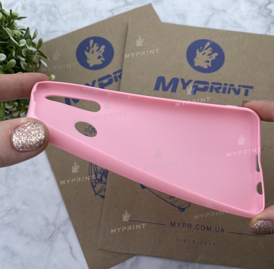 Чохол силіконовий для Huawei P30 Lite рожевий (5466) - фото 3 Чохол силіконовий для Huawei P30 Lite рожевий (5466) - фото 3 - Чохли для УФ друку