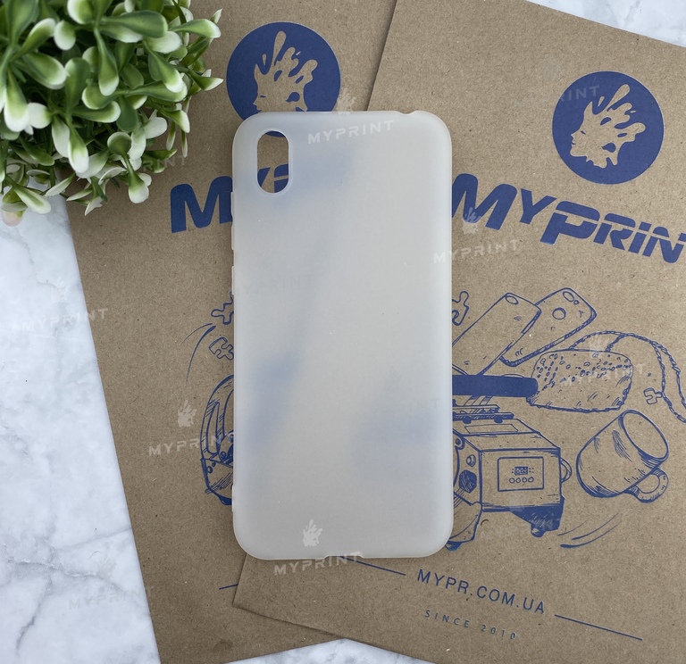 Чохол силіконовий для Huawei Y5 (2019) білий (5624) 