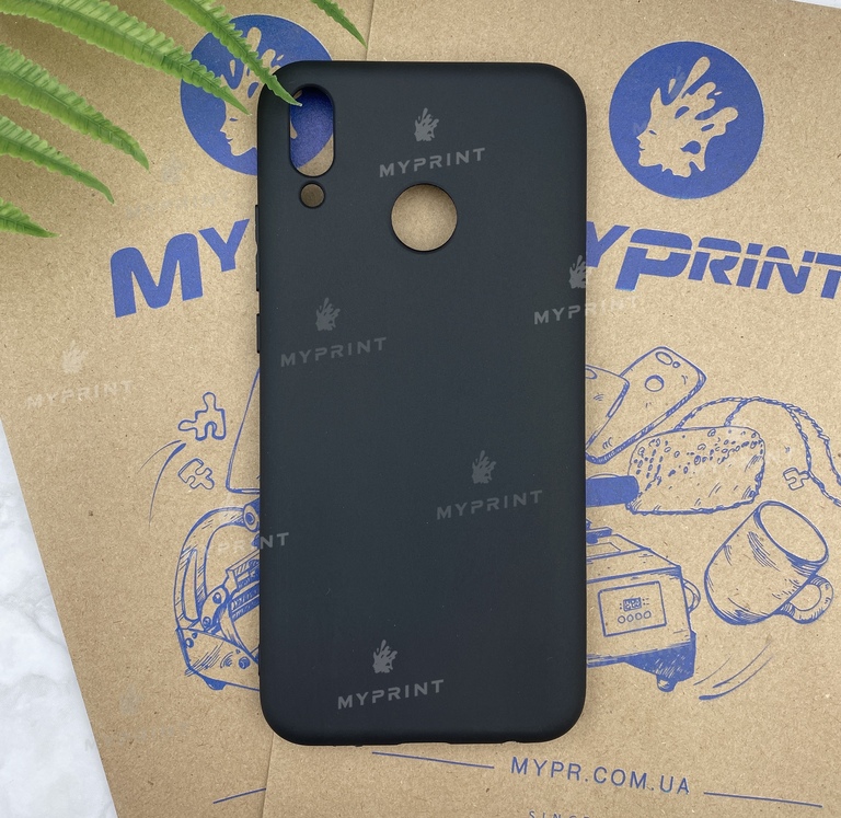 Чохол силіконовий для Huawei Y9 (2019) чорний (5715) 