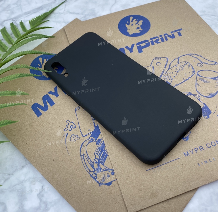 Silicone case for Huawei Y6 (2019) / Honor Play 8a black (5708) 