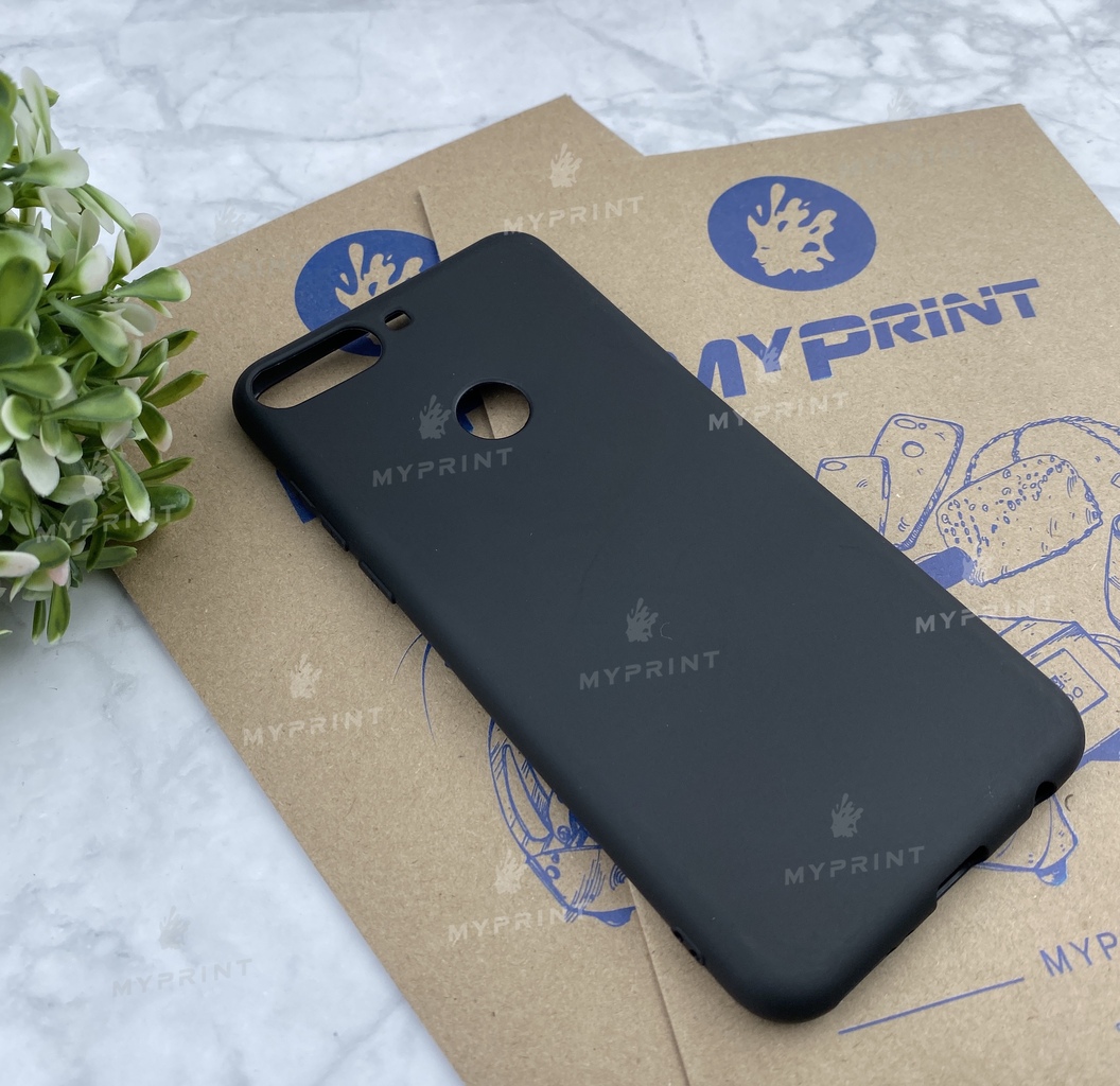 Чохол силіконовий для Huawei Y7 Prime (2018) чорний (4684) - фото 2 Чохол силіконовий для Huawei Y7 Prime (2018) чорний (4684) - фото 2 - Чохли для УФ друку