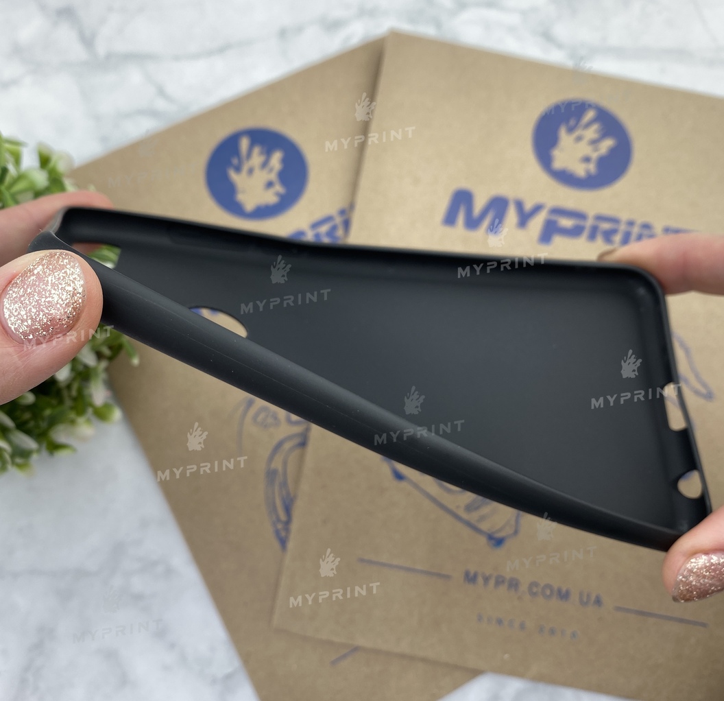 Чохол силіконовий для Huawei Y7 Prime (2018) чорний (4684) - фото 3 Чохол силіконовий для Huawei Y7 Prime (2018) чорний (4684) - фото 3 - Чохли для УФ друку