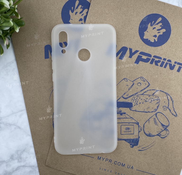 Чохол силіконовий для Huawei P20 Lite білий (4598) 