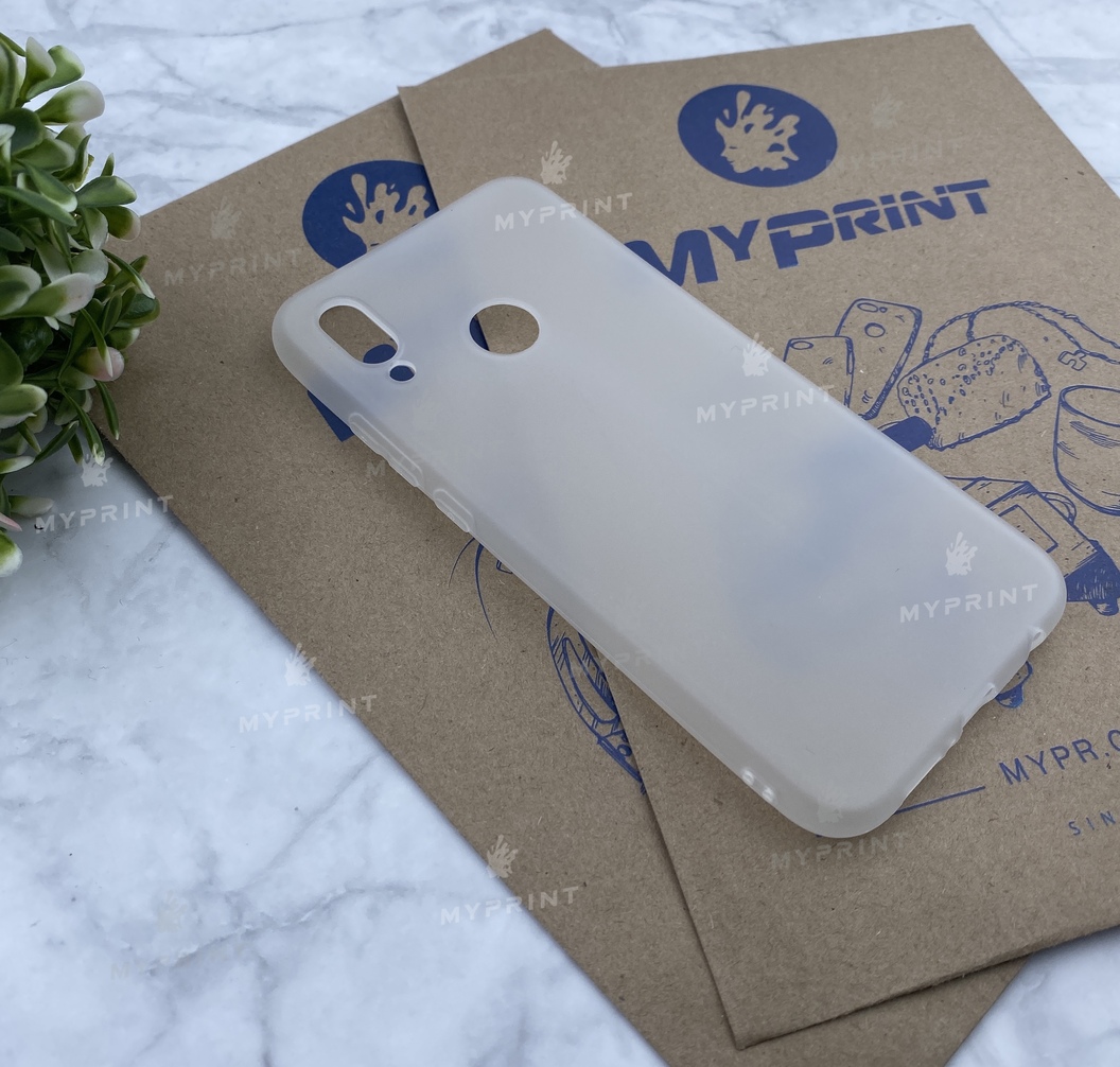 Чохол силіконовий для Huawei P20 Lite білий (4598) - фото 2 - Чохли для УФ друку