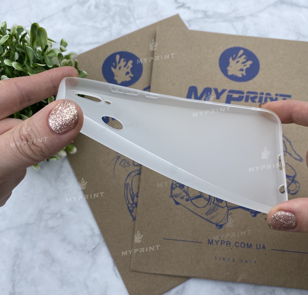 Чохол силіконовий для Huawei P20 Lite білий (4598) - фото 3 - Чохли для УФ друку