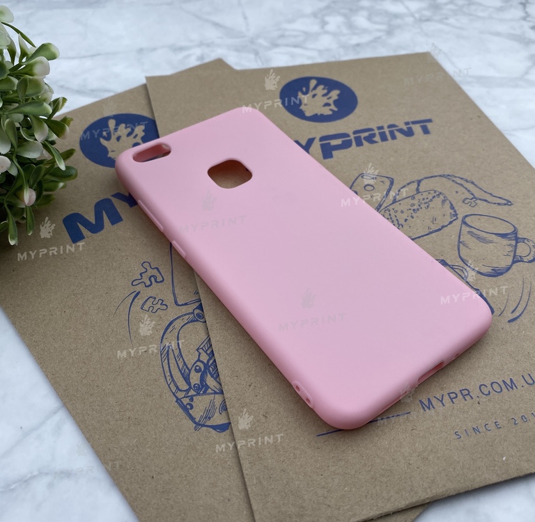 Чохол силіконовий для Huawei P10 Lite рожевий (4592) 