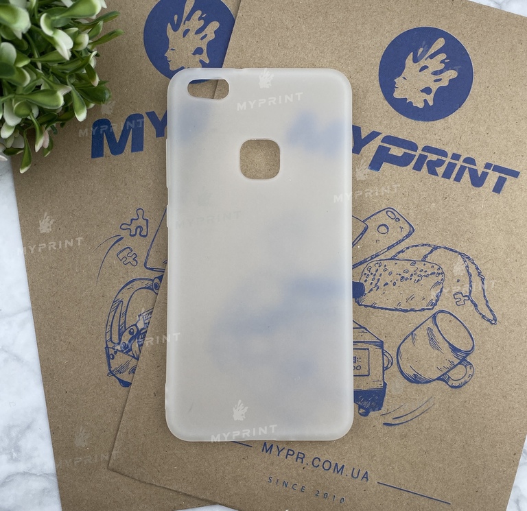 Чохол силіконовий для Huawei P10 Lite білий (4590) 