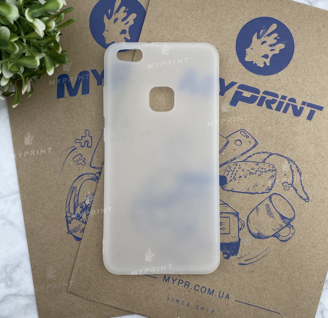Чохол силіконовий для Huawei P10 Lite білий (4590) - фото 1 - Чохли для УФ друку