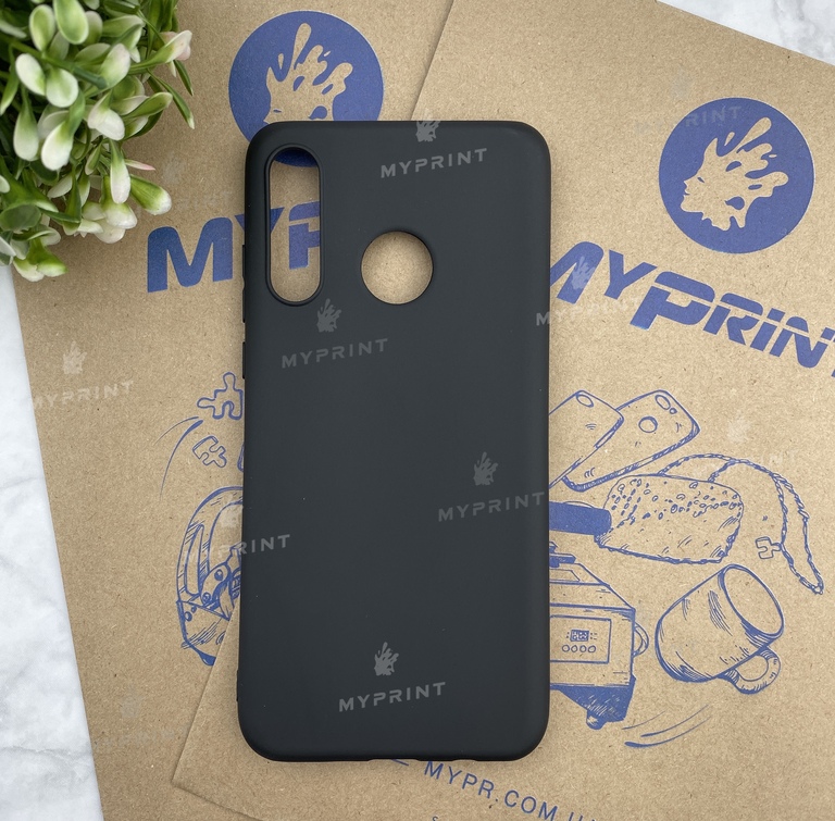 Чохол силіконовий для Huawei P30 Lite чорний (5467)  Чохол силіконовий для Huawei P30 Lite чорний (5467)