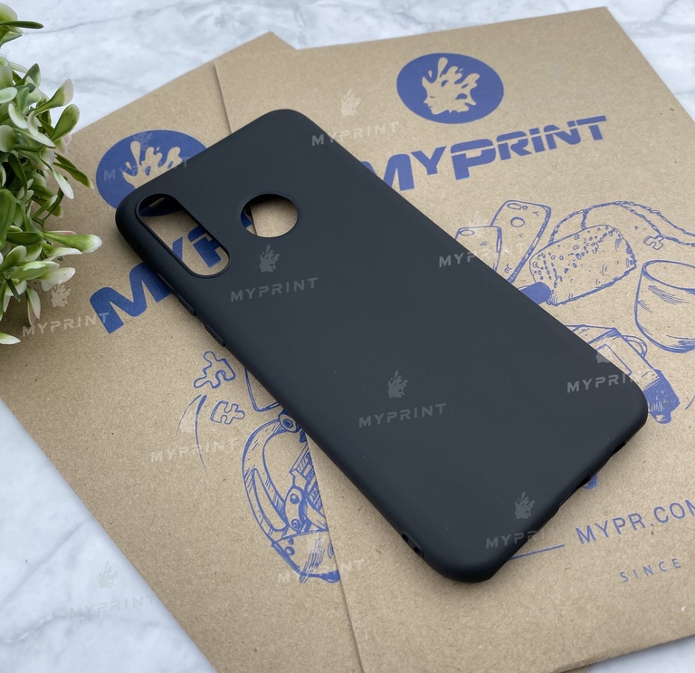 Чохол силіконовий для Huawei P30 Lite чорний (5467)  Чохол силіконовий для Huawei P30 Lite чорний (5467)