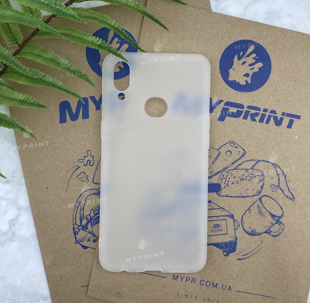 Чохол силіконовий для Samsung A10s білий (5742) - фото 1 - Чохли для УФ друку