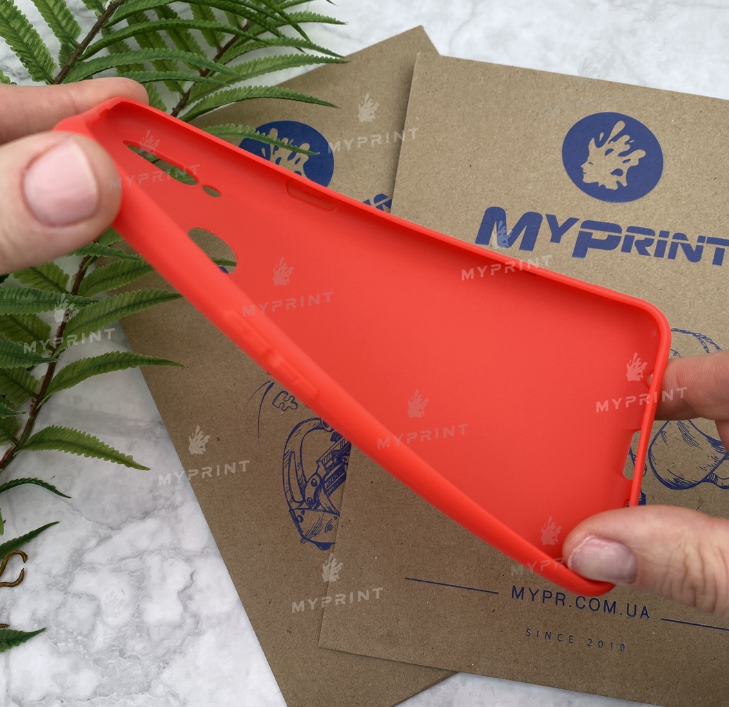 Чохол силіконовий для Samsung A10s червоний (5743) - фото 3 Чохол силіконовий для Samsung A10s червоний (5743) - фото 3 - Чохли для УФ друку