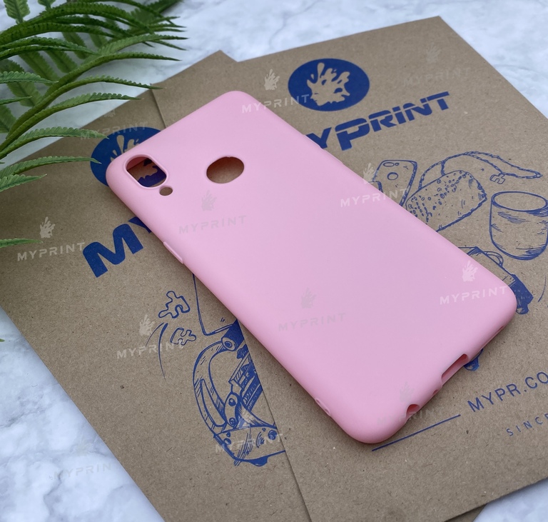 Чохол силіконовий для Samsung A10s рожевий (5744) 