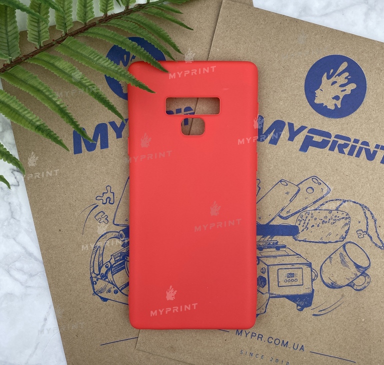 Чохол силіконовий для Samsung Note 9 червоний (5760)  Чохол силіконовий для Samsung Note 9 червоний (5760)
