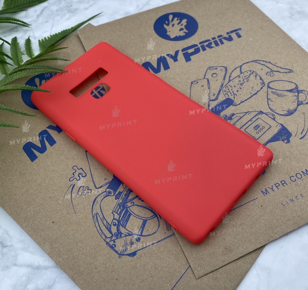 Чохол силіконовий для Samsung Note 9 червоний (5760) - фото 2 Чохол силіконовий для Samsung Note 9 червоний (5760) - фото 2 - Чохли для УФ друку