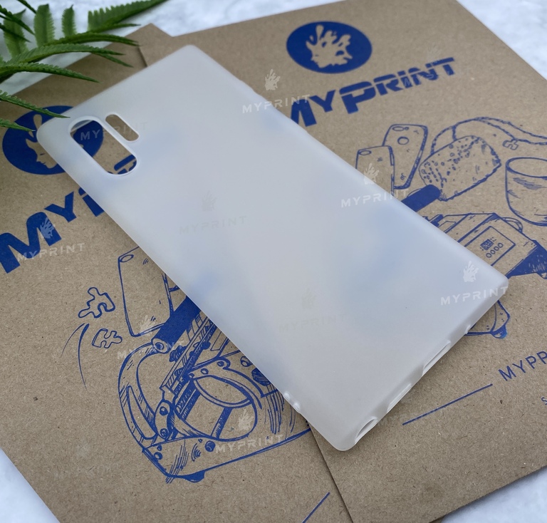 Чохол силіконовий для Samsung Note 10 Plus білий (5755) 