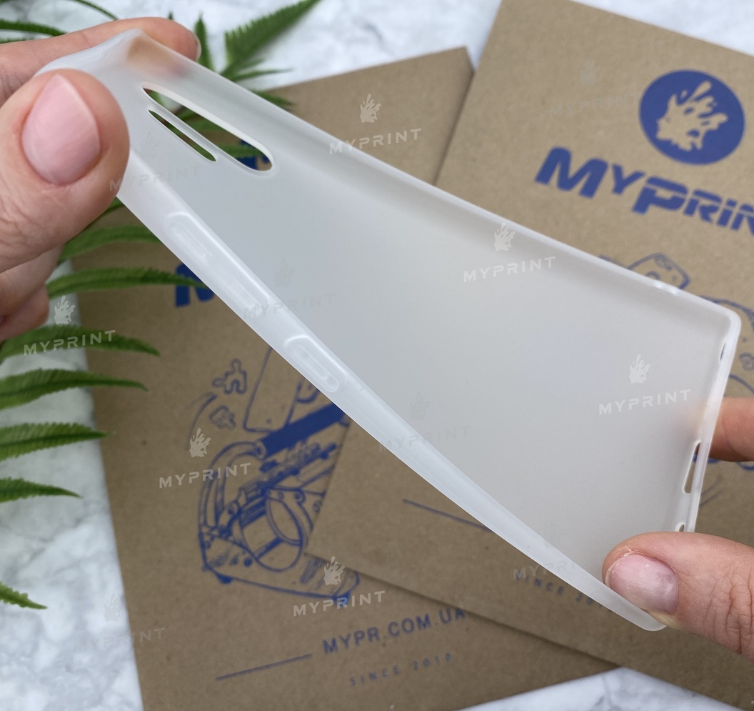 Чохол силіконовий для Samsung Note 10 Plus білий (5755) - фото 3 - Чохли для УФ друку