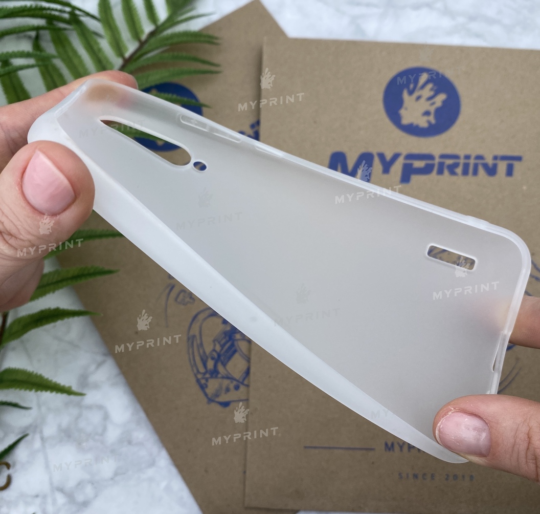 Чохол силіконовий для Xiaomi MI A3 / MI CC9e білий (5767) - фото 3 - Чохли для УФ друку