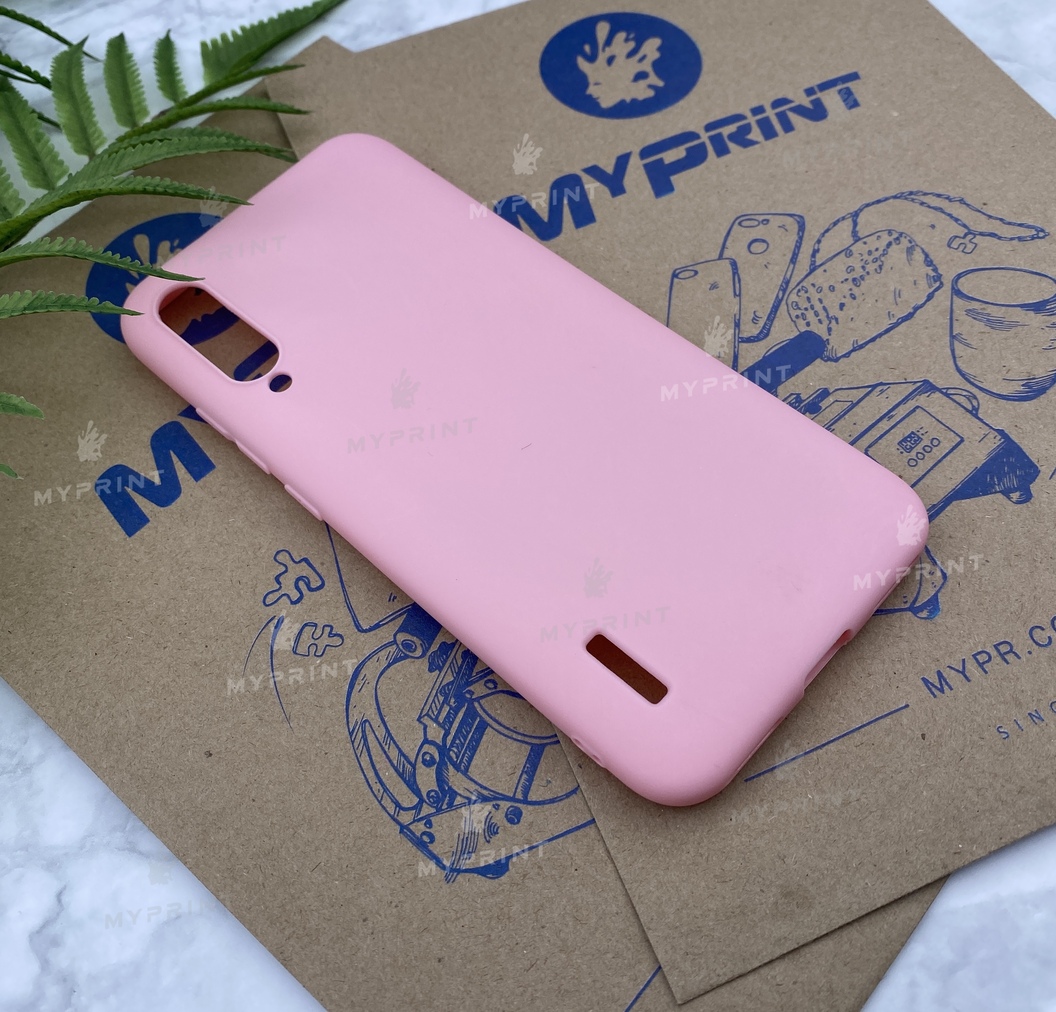 Чохол силіконовий для Xiaomi MI A3 / MI CC9e рожевий (5769) - фото 2 - Чохли для УФ друку
