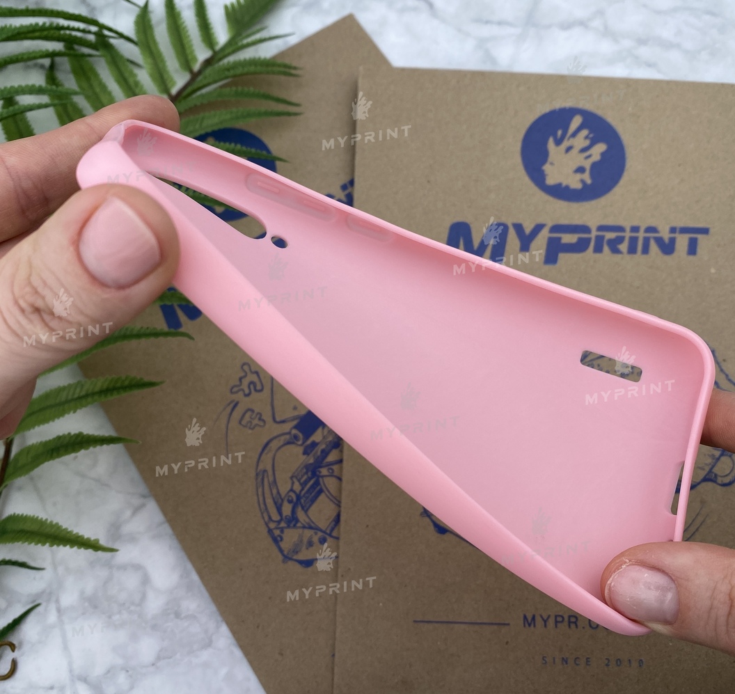 Чохол силіконовий для Xiaomi MI A3 / MI CC9e рожевий (5769) - фото 3 - Чохли для УФ друку
