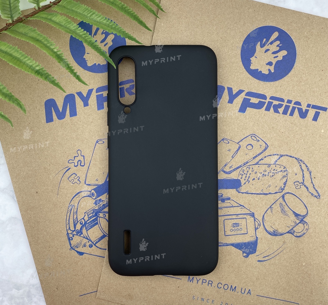 Чехол силиконовый для Xiaomi MI A3 / MI CC9e черный (5770) - фото 1 Чехол силиконовый для Xiaomi MI A3 / MI CC9e черный (5770) - фото 1 - Чехлы для УФ печати