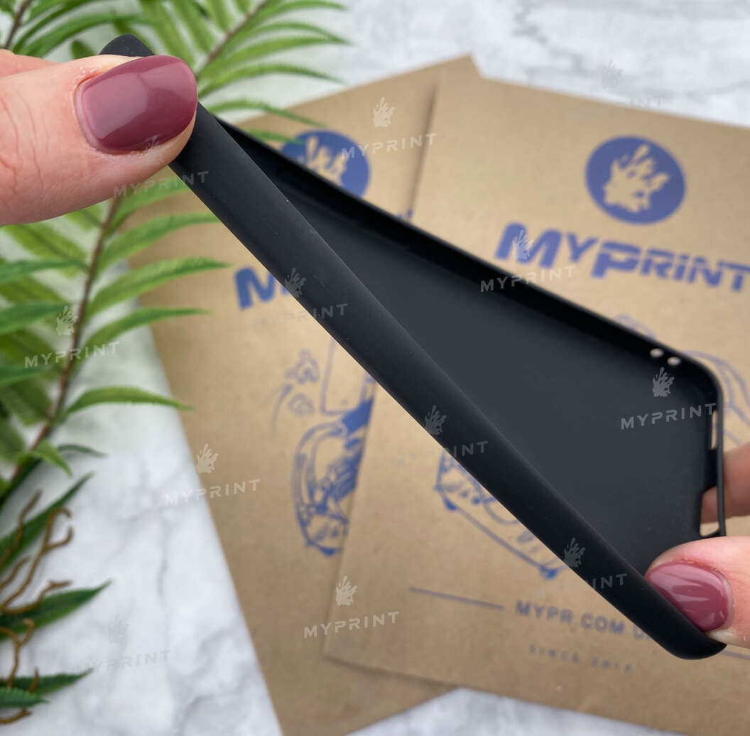 Чохол силіконовий для Meizu M6 Note чорний (4742) - фото 3 - Чохли для УФ друку
