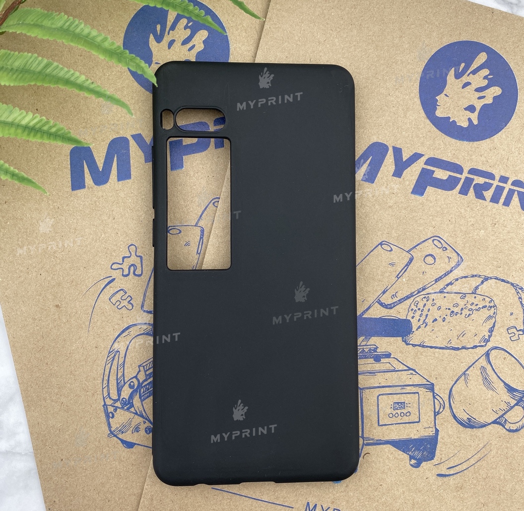 Чохол силіконовий для Meizu Pro 7 чорний (4776) - фото 1 - Чохли для УФ друку