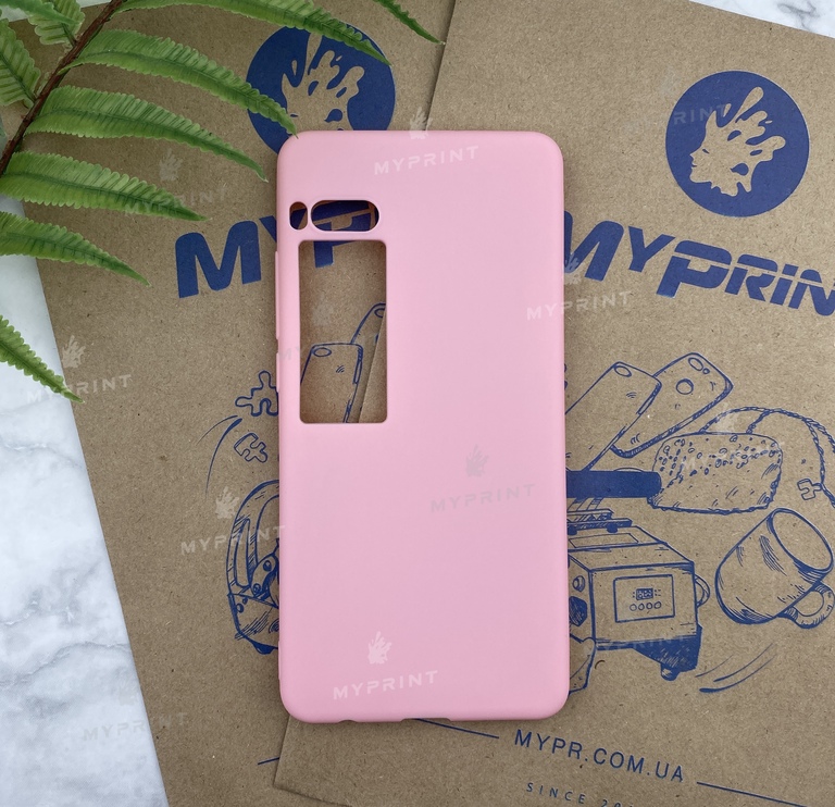 Чохол силіконовий для Meizu Pro 7 рожевий (4777) 