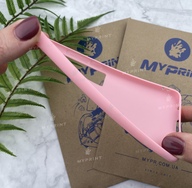 Чохол силіконовий для Meizu Pro 7 рожевий (4777) - фото 3 - Чохли для УФ друку