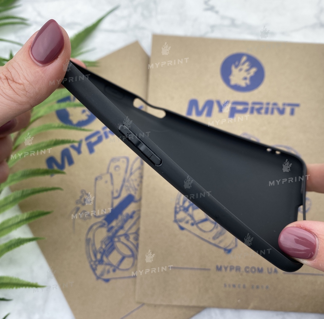 Чохол силіконовий для Meizu M6s чорний (4751) - фото 3 - Чохли для УФ друку