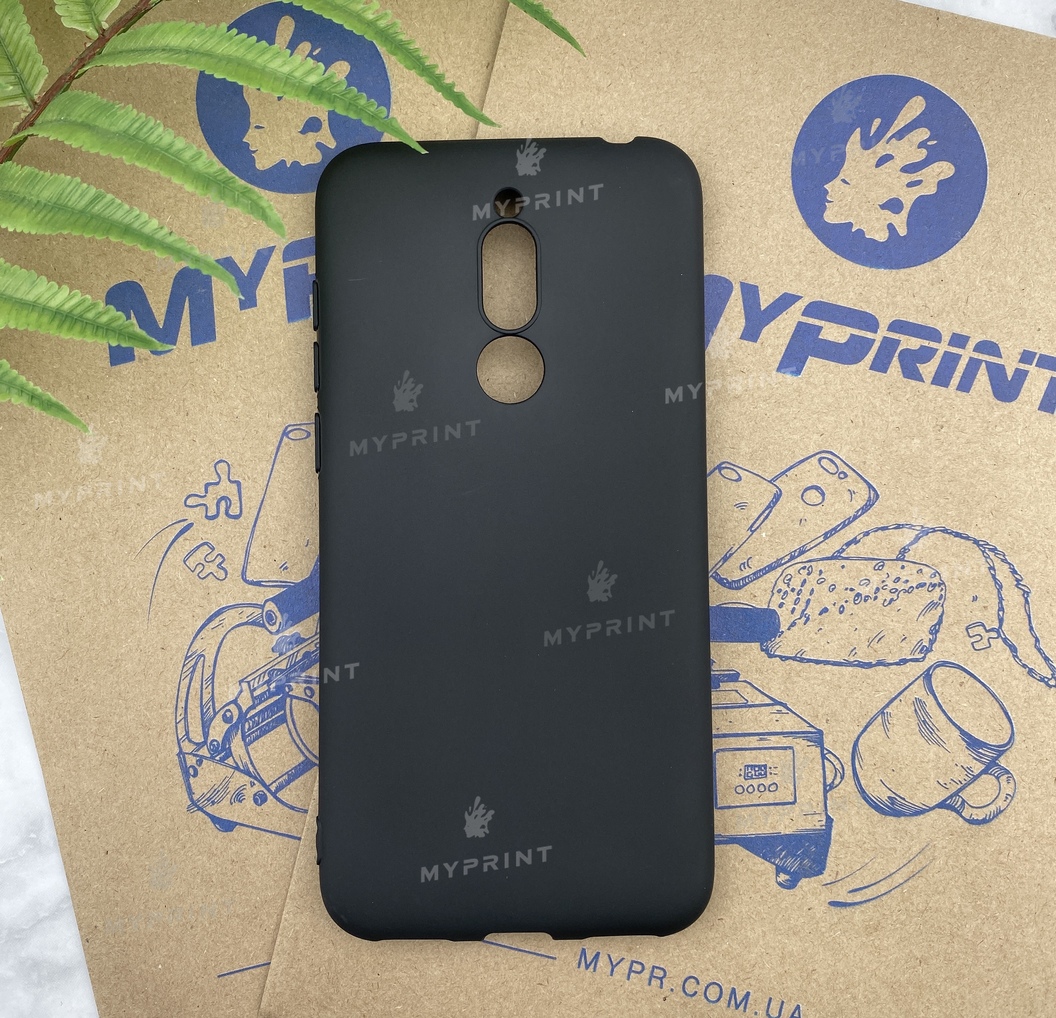 Чохол силіконовий для Meizu M6T чорний (4755) - фото 1 - Чохли для УФ друку