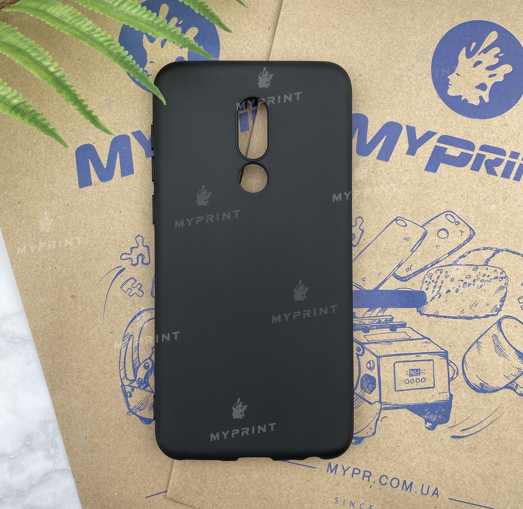 Чохол силіконовий для Meizu V8 чорний (4790) - фото 1 - Чохли для УФ друку