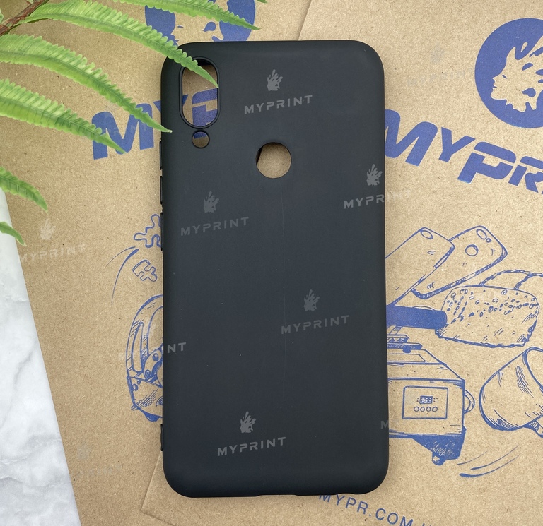 Чехол силиконовый для Meizu Note 9  черный (4763) 