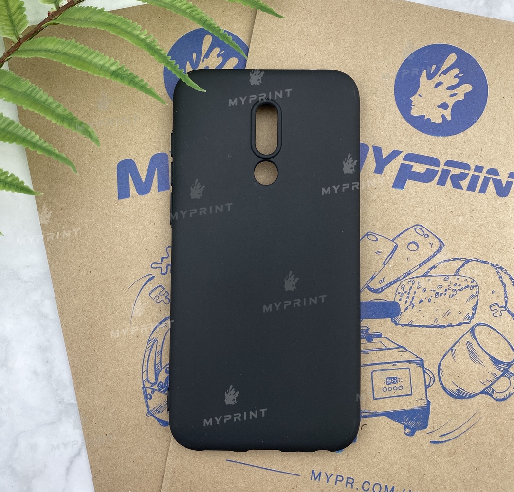 Чохол силіконовий для Meizu 16s чорний (5484) - фото 1 - Чохли для УФ друку