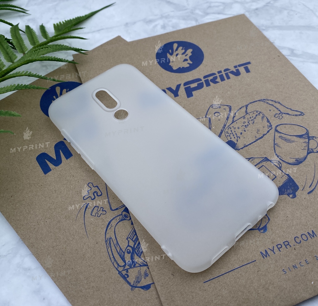 Чохол силіконовий для Meizu 16s білий (5631) - фото 2 - Чохли для УФ друку