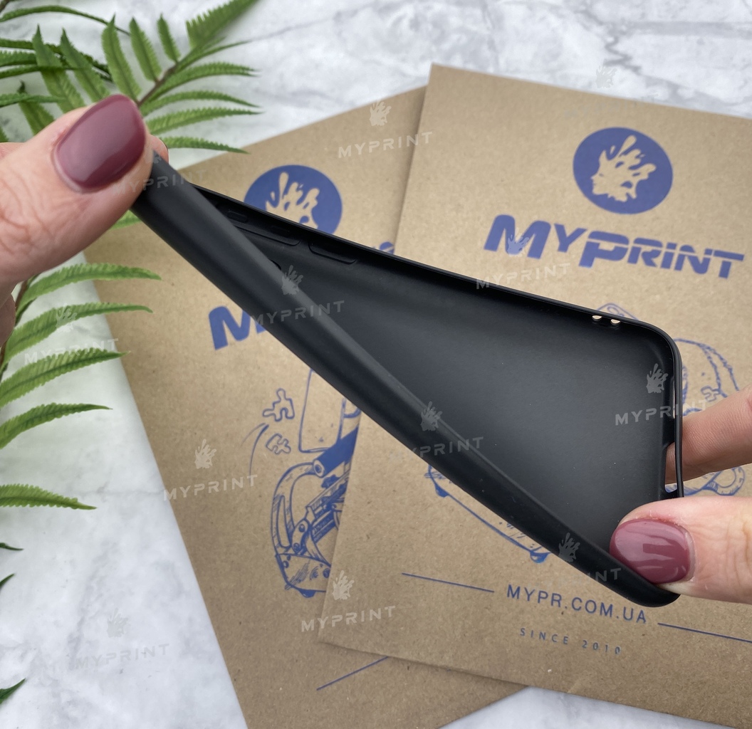 Чохол силіконовий для Meizu 16Xs чорний (5487) - фото 3 - Чохли для УФ друку