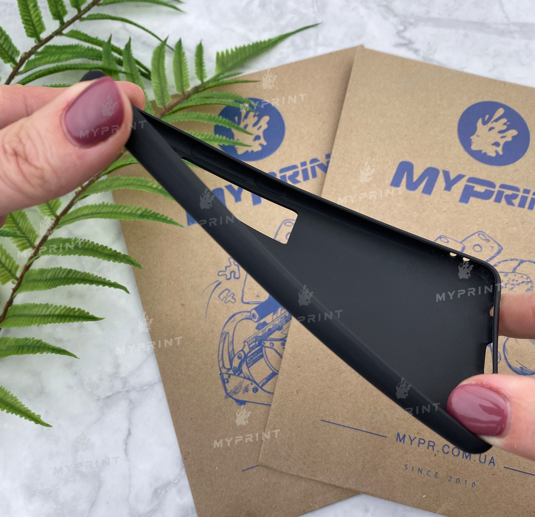 Чохол силіконовий для Meizu Pro 7 Plus чорний (4772) - фото 3 - Чохли для УФ друку