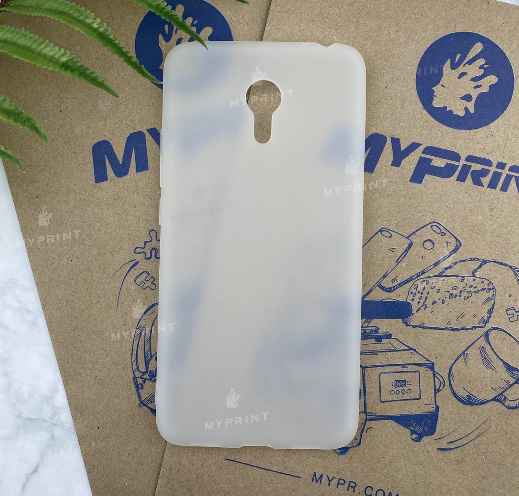 Silicone case for Meizu M3 Note white (4721) - фото 1 Silicone case for Meizu M3 Note white (4721) - фото 1 - Covers for UV printing