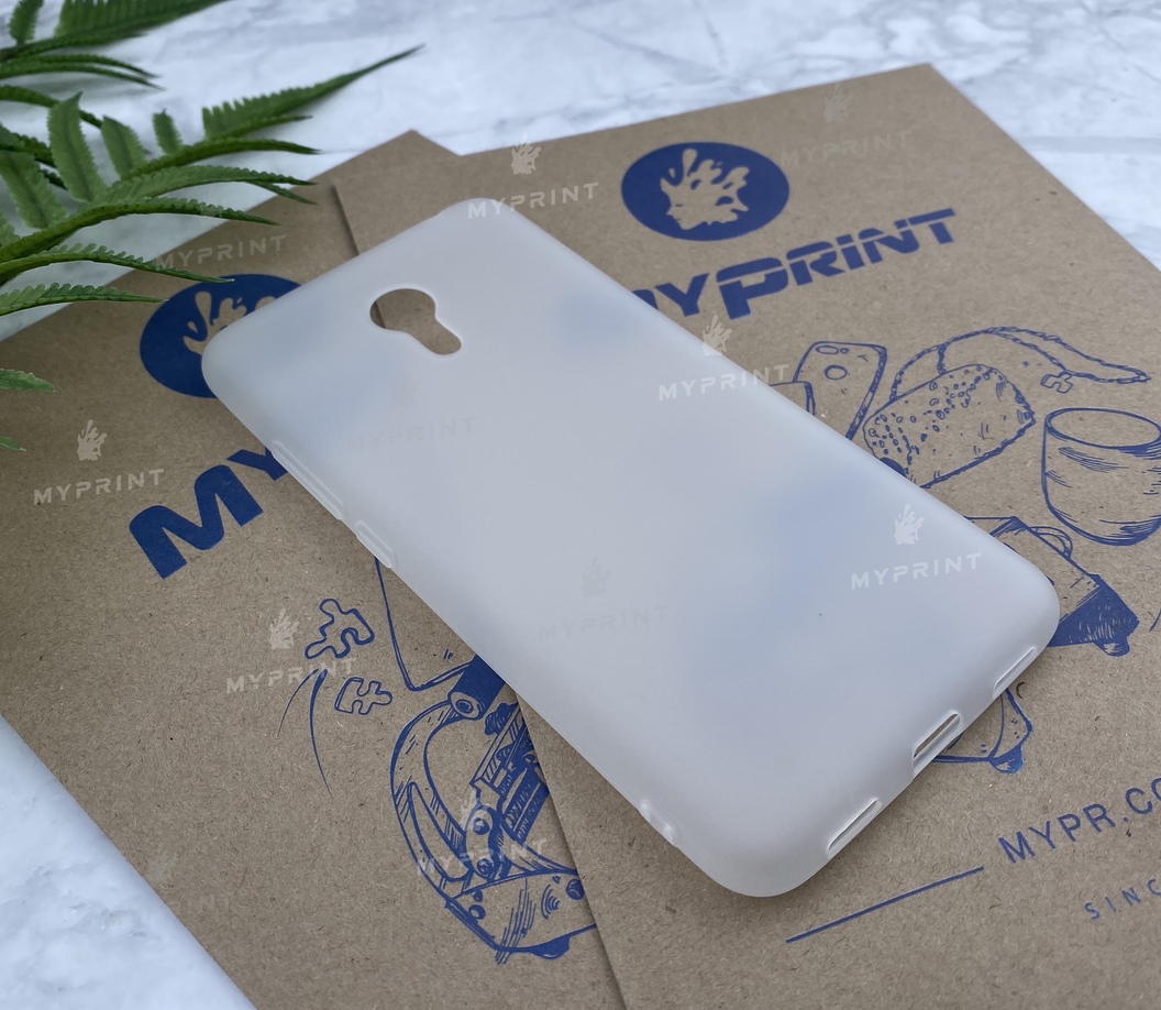 Silicone case for Meizu M3 Note white (4721) - фото 2 Silicone case for Meizu M3 Note white (4721) - фото 2 - Covers for UV printing