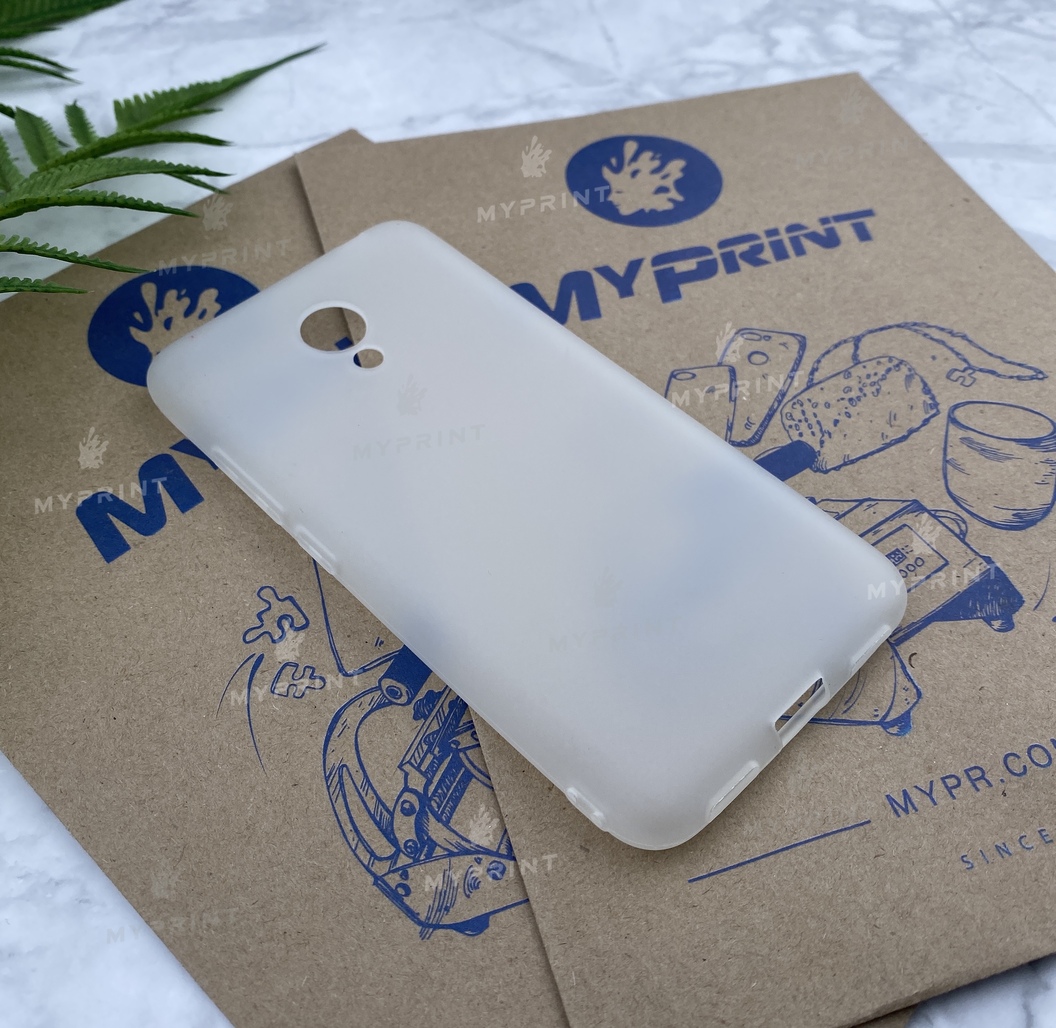 Чохол силіконовий для Meizu M3 / M3s білий (4717) - фото 2 - Чохли для УФ друку