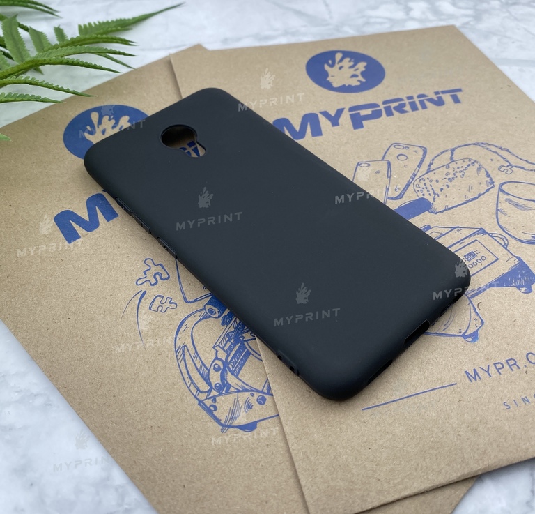Чохол силіконовий для Meizu M3 / M3s чорний (4718) 