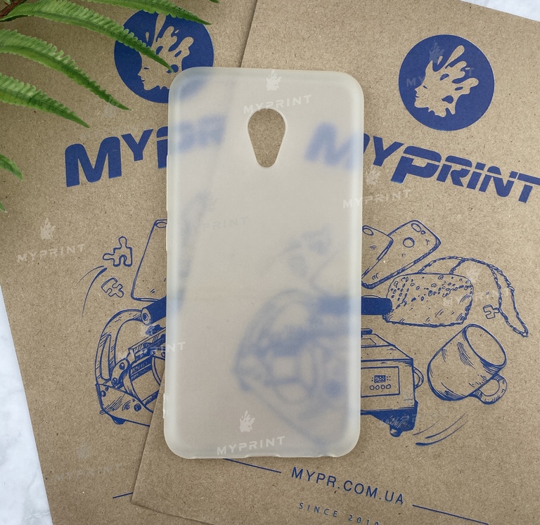 Чохол силіконовий для Meizu M5 білий (5359) 